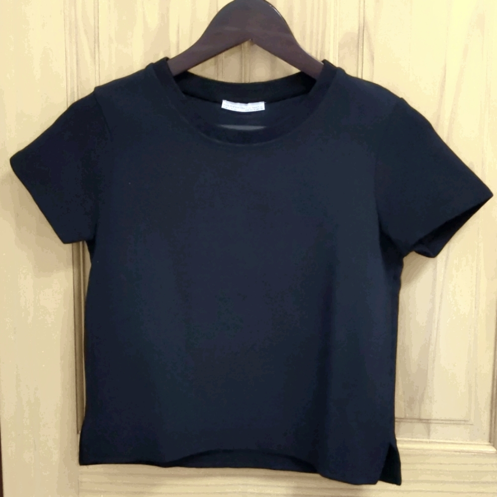 Zara Short Sleeve Crop Top